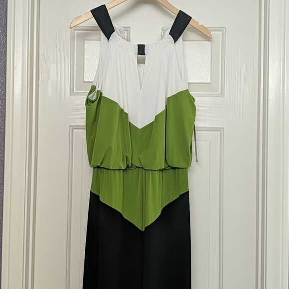 Color block style maxi dress - Picture 1 of 5